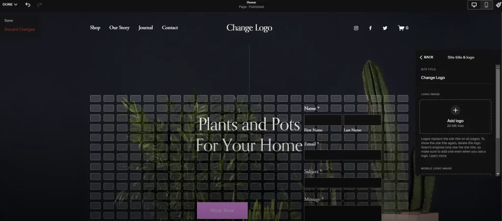 Squarespace Drag and Drop editor 2.0